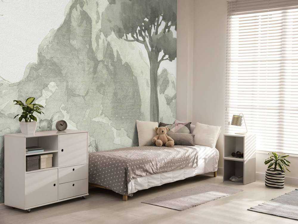 Góra w kolorze zielonym