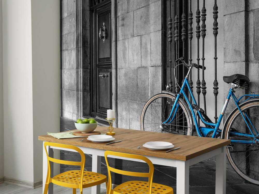 Stary niebieski rower