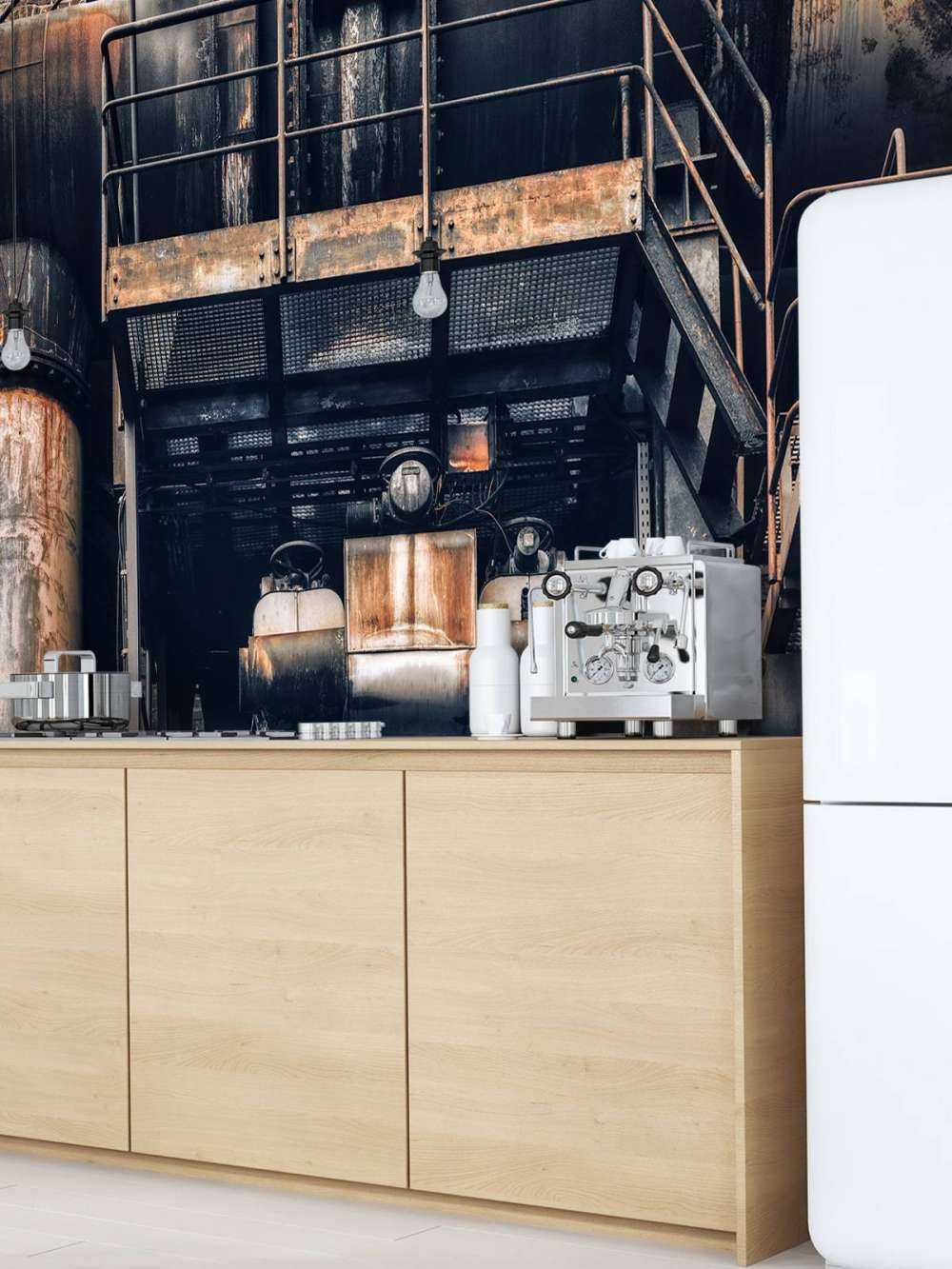 Rury w starej fabryce