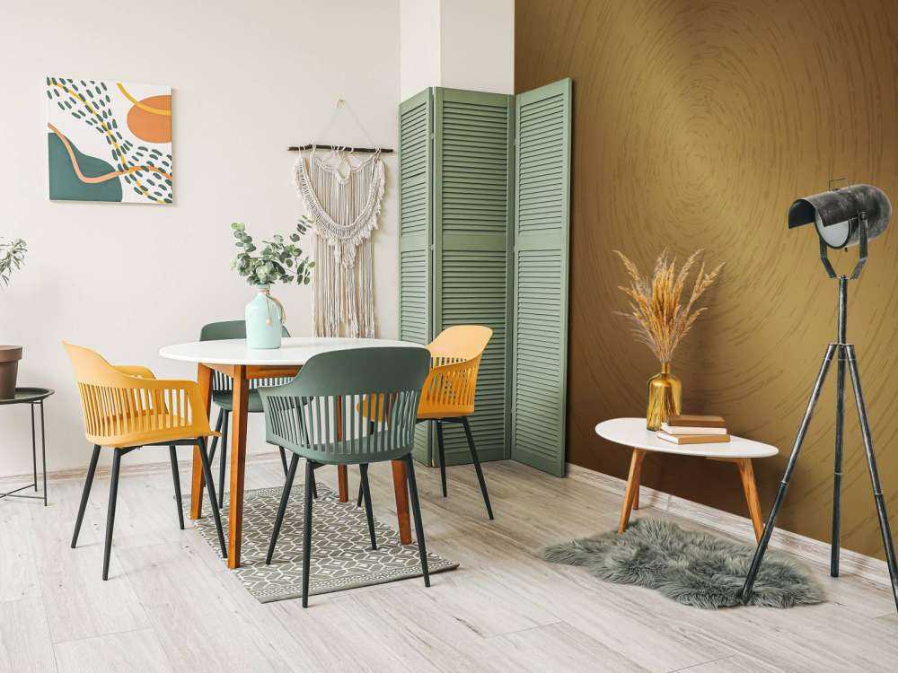 Brązowe, okrągłe tło