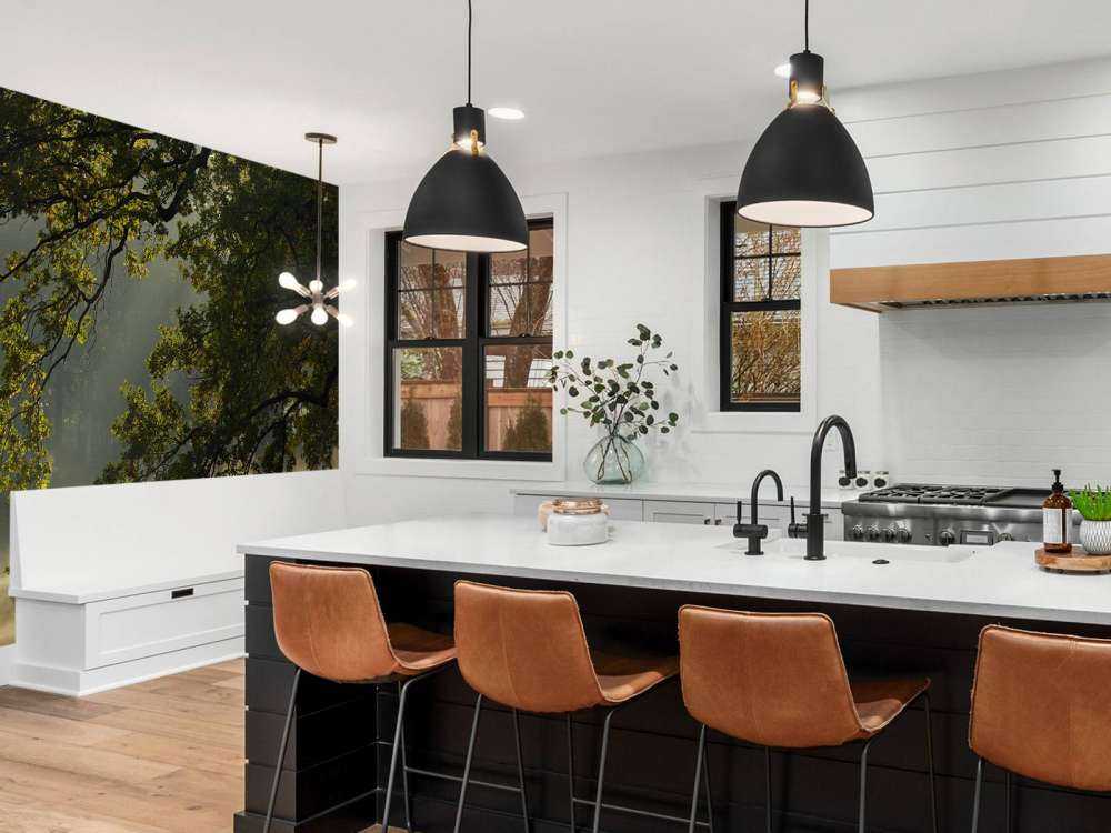 Zwisające gałęzie nad wodą