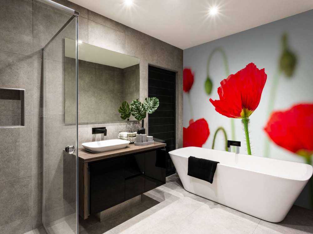 Zbliżenie na czerwone maki