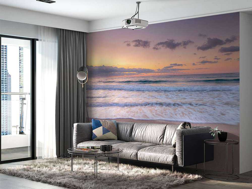 Kolorowy zachód słońca