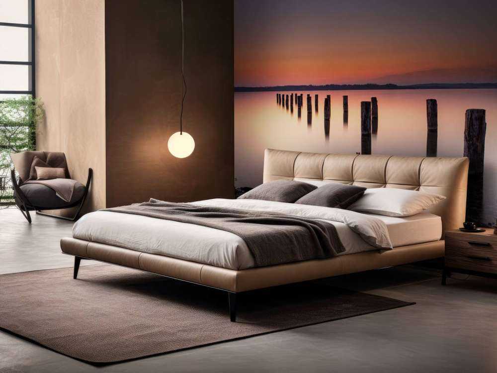 Różowa spokojna plaża