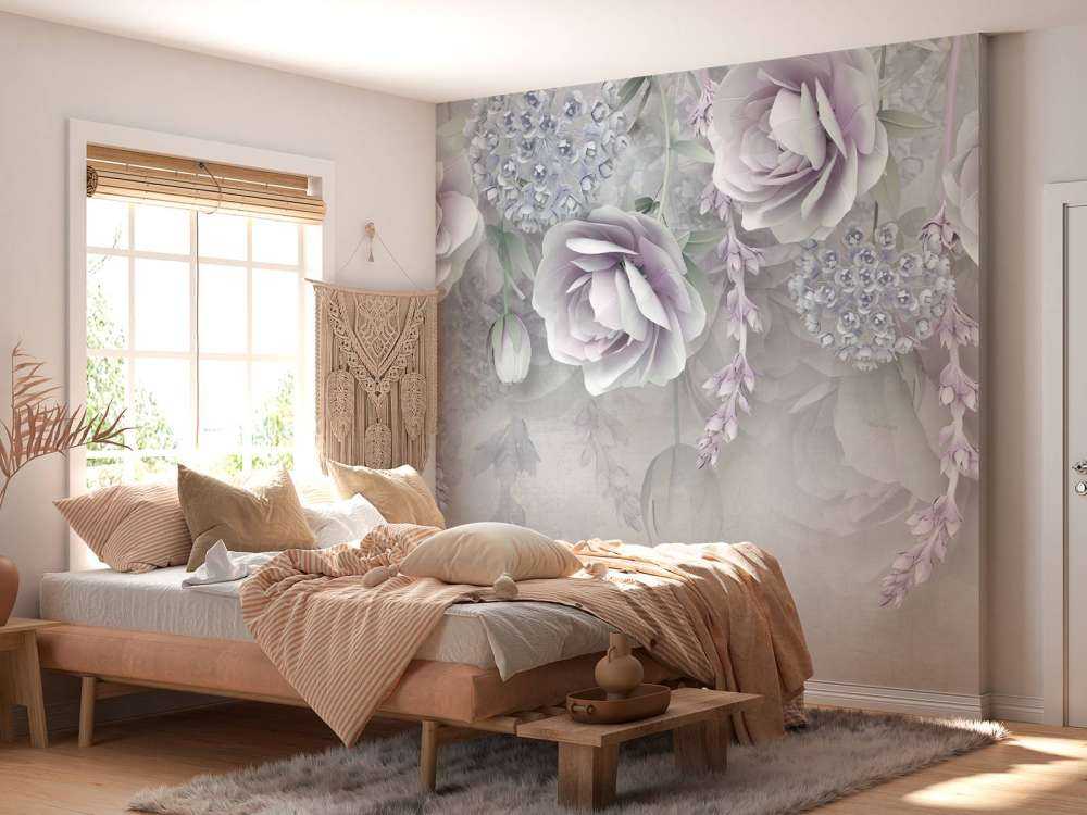 Ściana z kwiatów