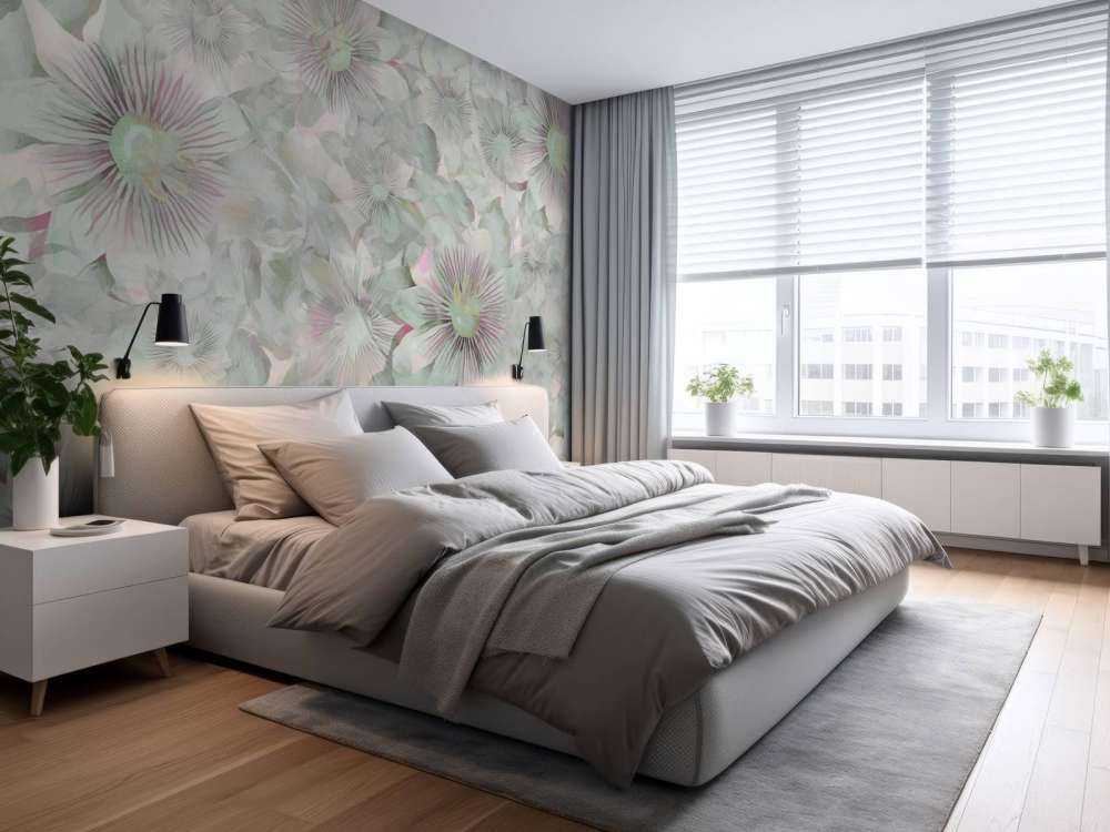 Elegancja akwareli botanicznych w pastelowym różu