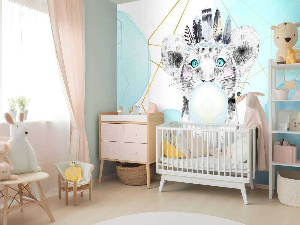 Indyjskie lwiątko z dzwoneczkiem z gumy balonowej