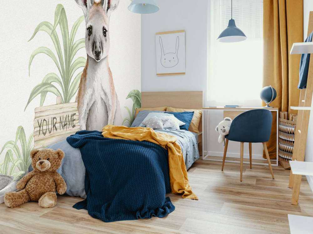 Dziecko kangur w dżungli