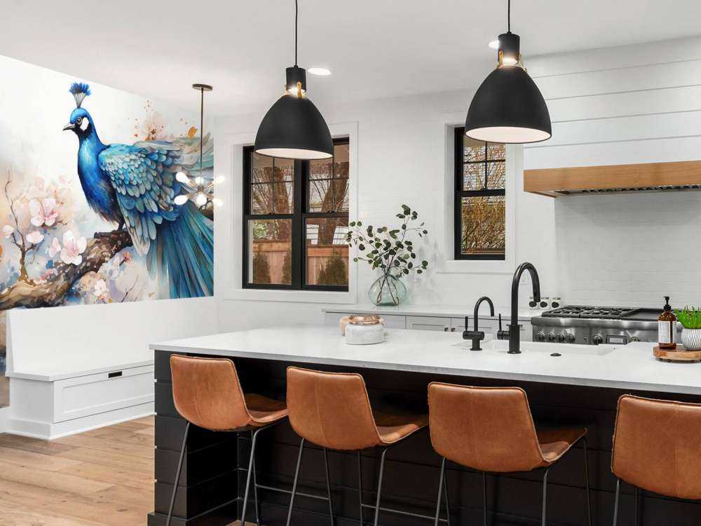 Paw w Wiosennej Mgle