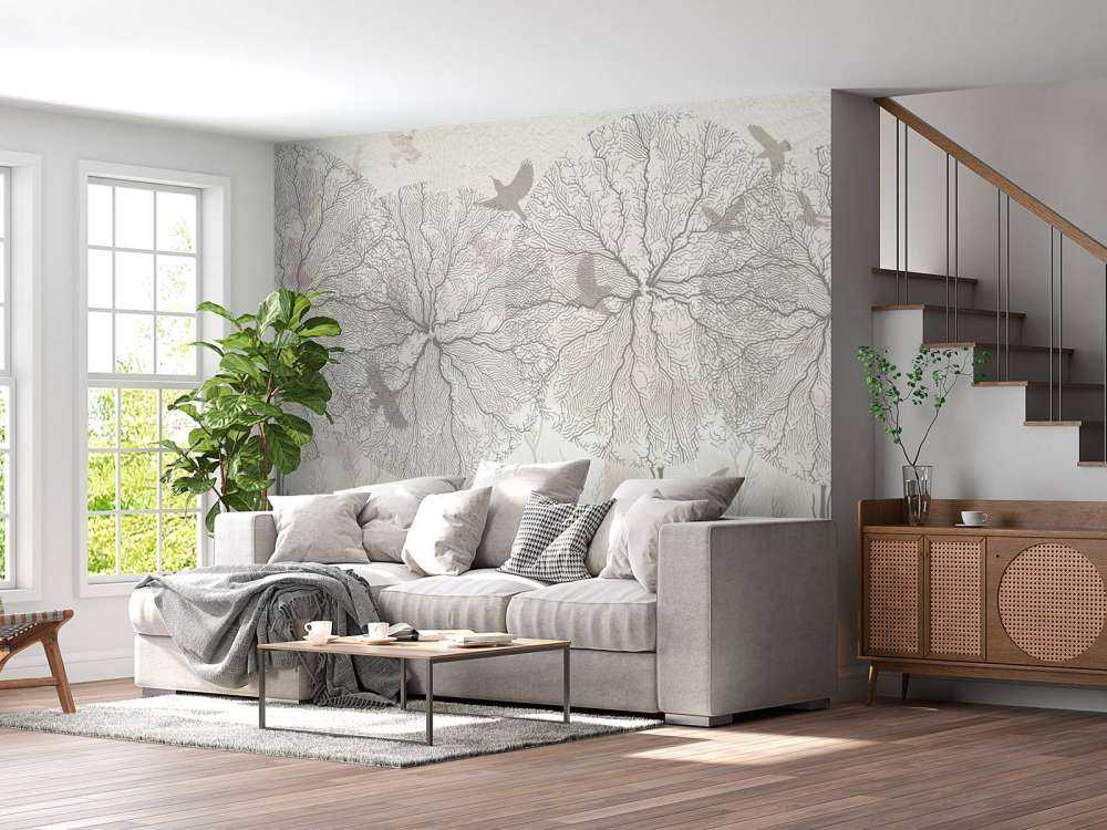 Graphic Trees - Sepia