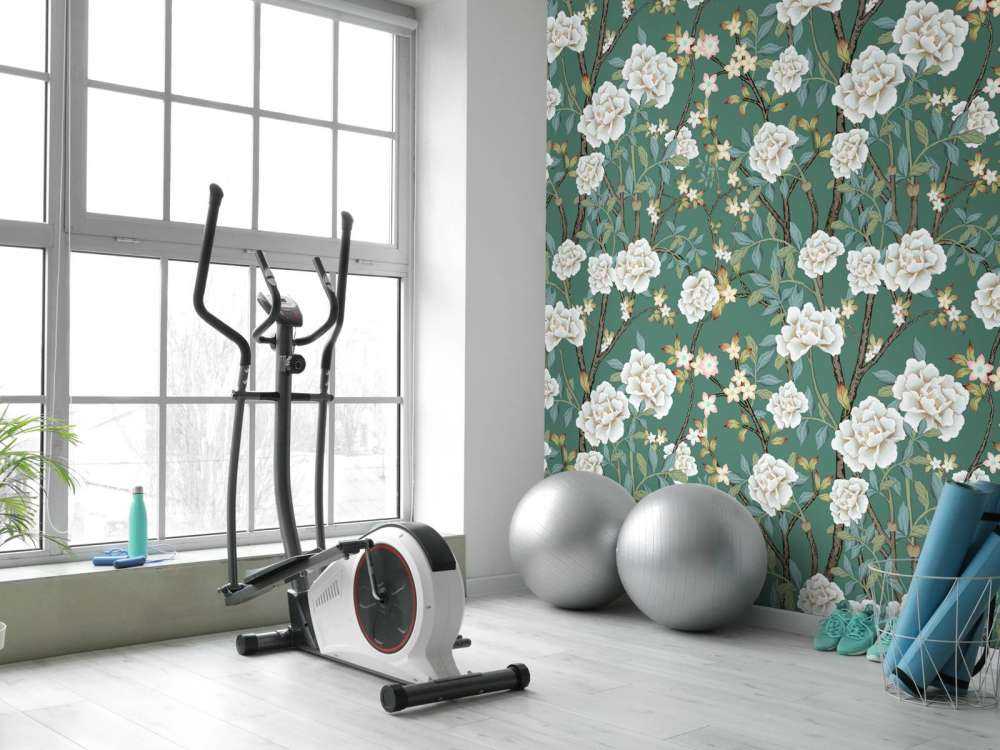 Piwonie na zielonym tle