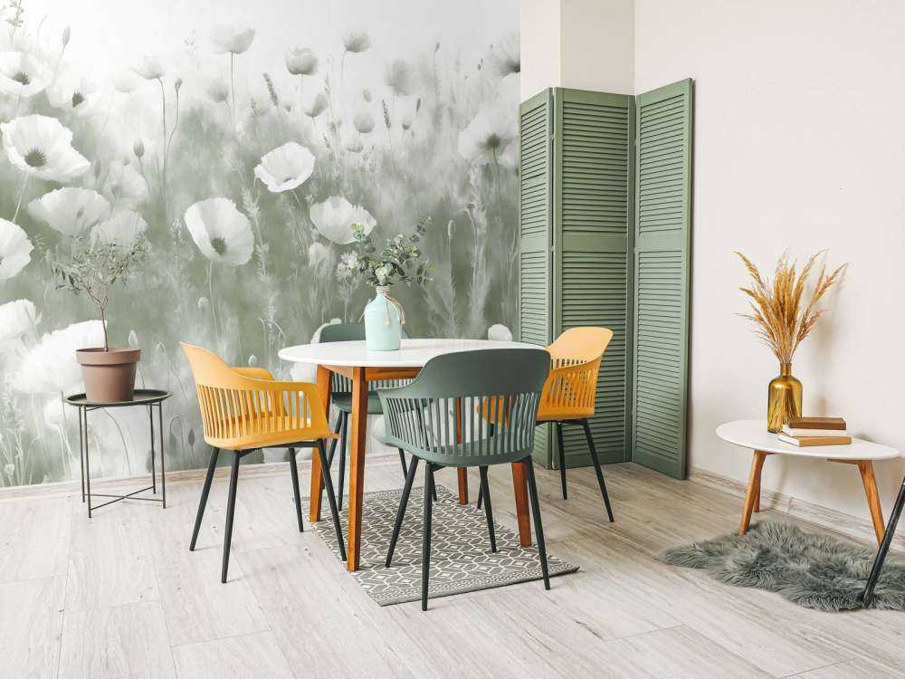 Taniec dzikich kwiatów - zielony