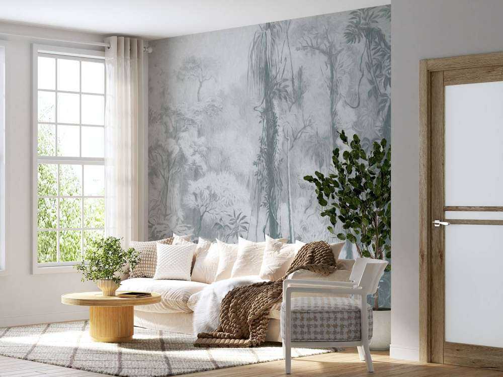 Las tropikalny - niebieski