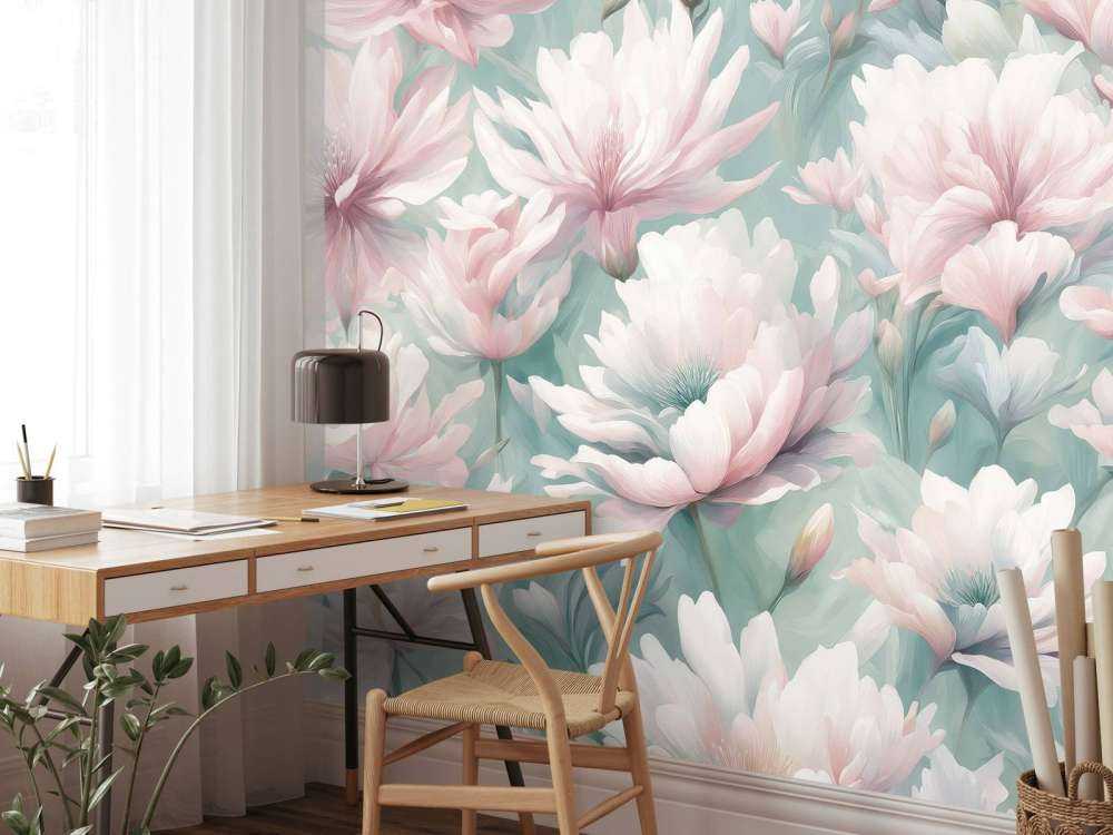 Ciepły poranek Miętowa Zieleń