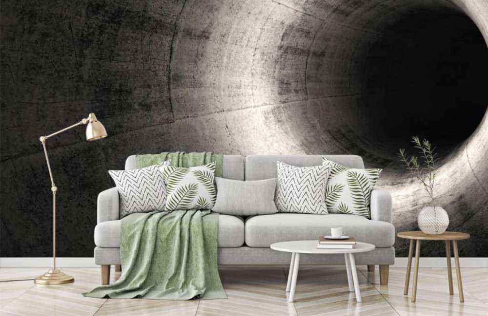 Betonowy tunel 3D