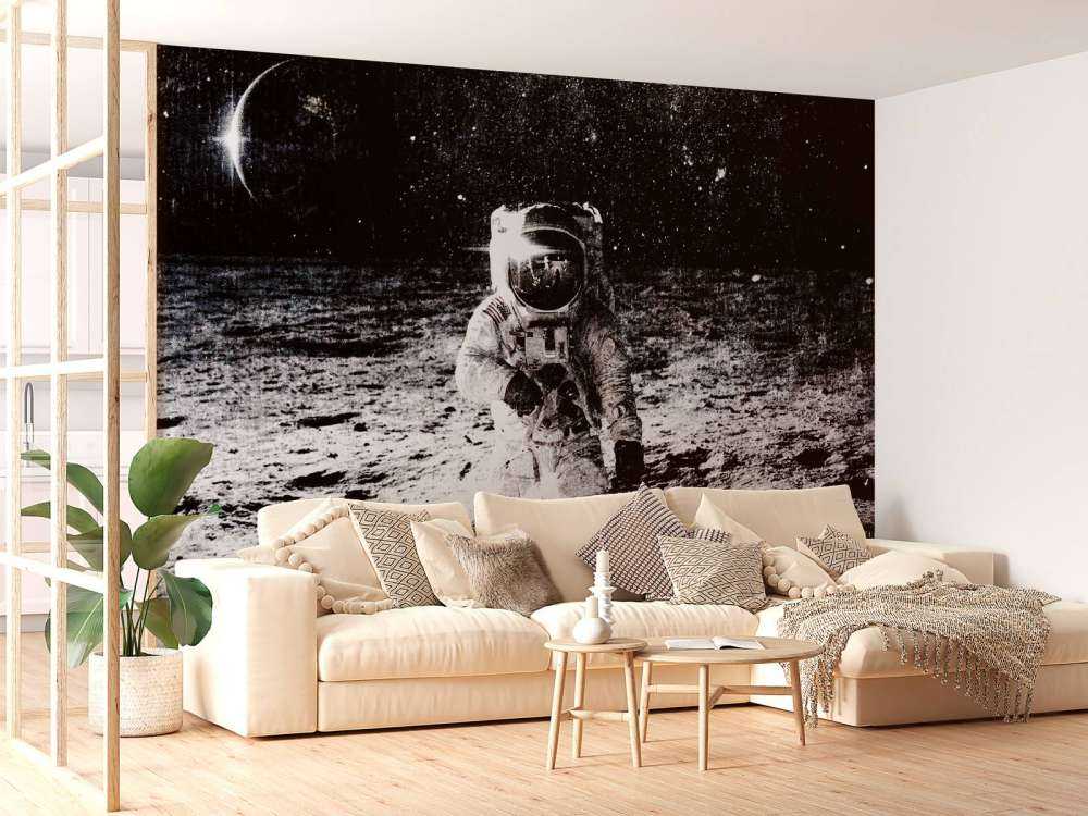 Astronauta w stylu vintage