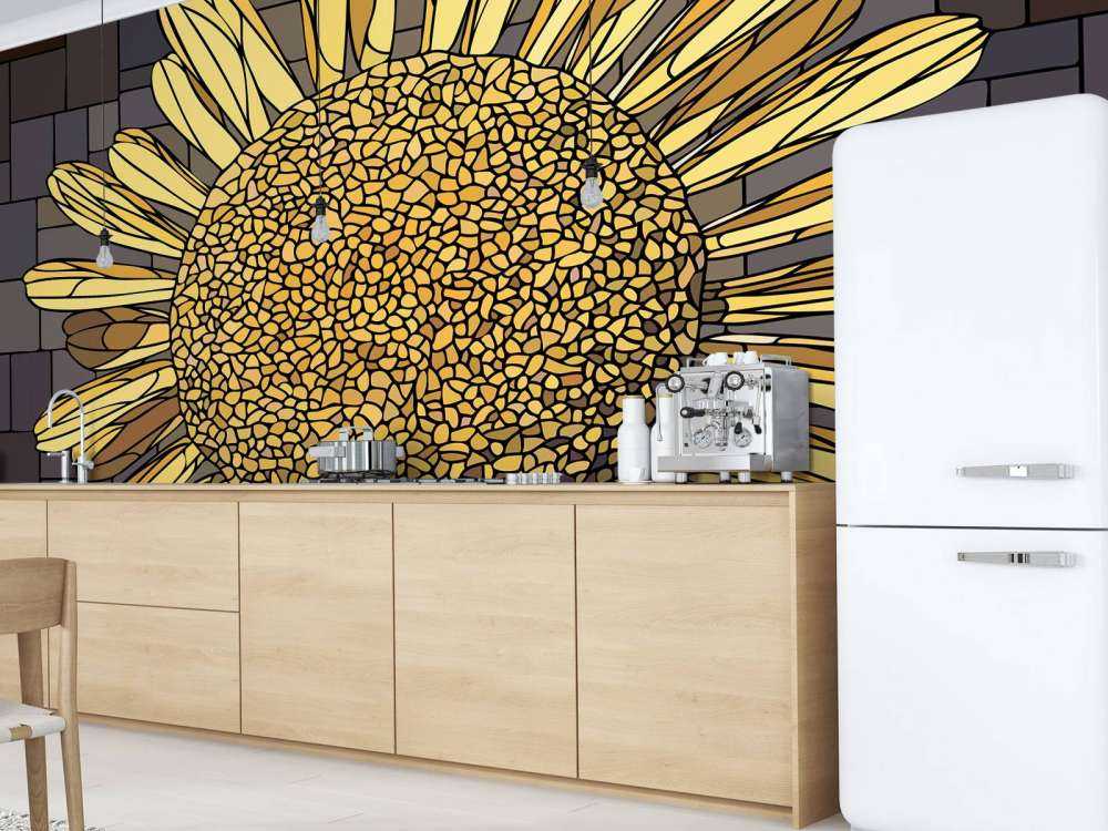 Żółty kwiat rumianku