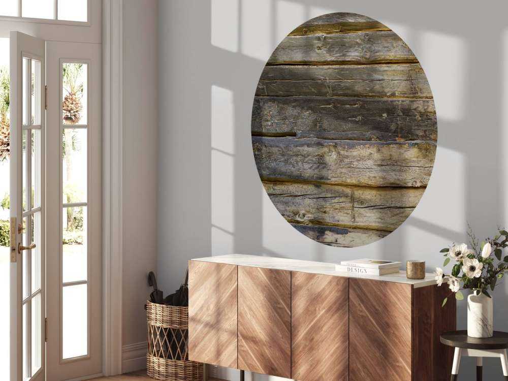 Drewno palone na niebiesko