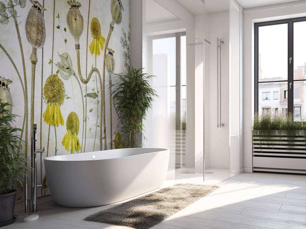 Poppies and Helenium