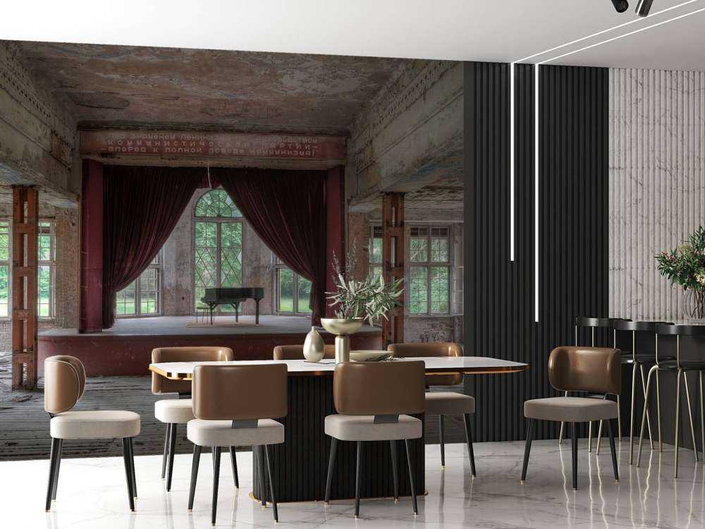 Pianino w starym sanatorium