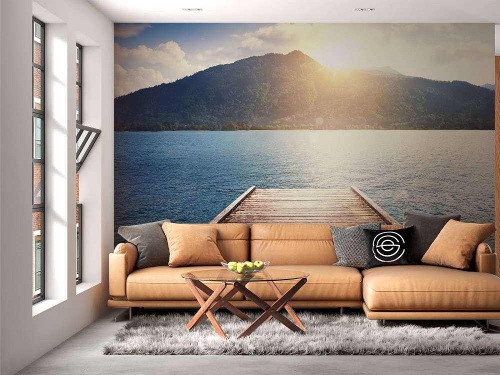 Rusztowanie do jeziora