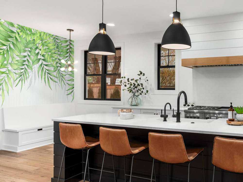 Tekstura tropikalnych liści