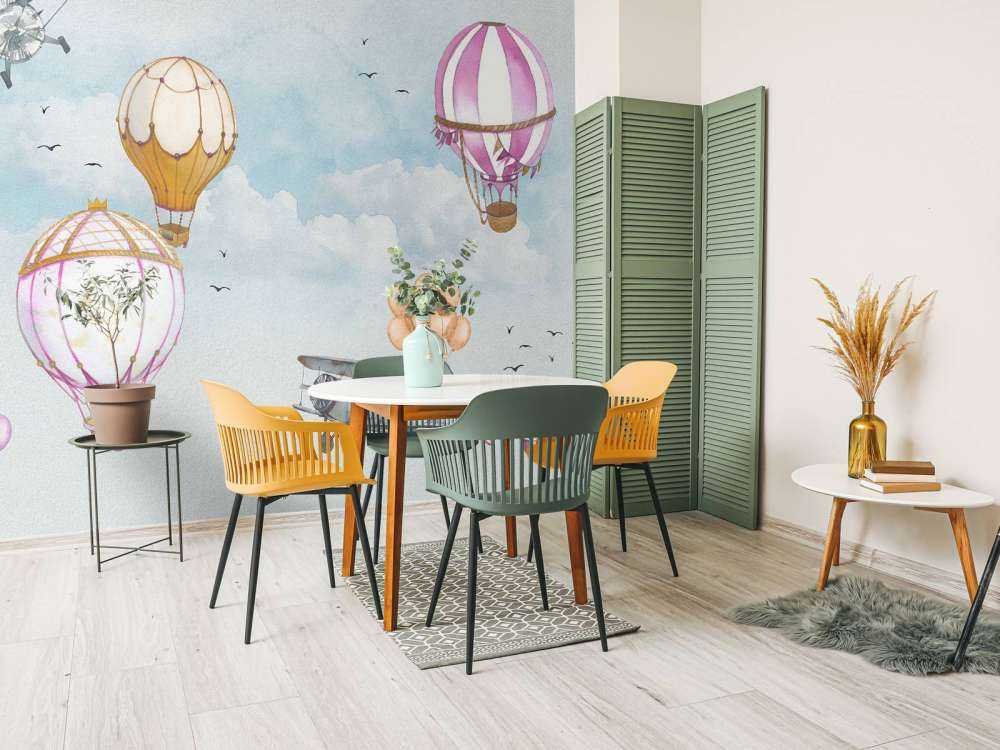 Balony na gorące powietrze różowe