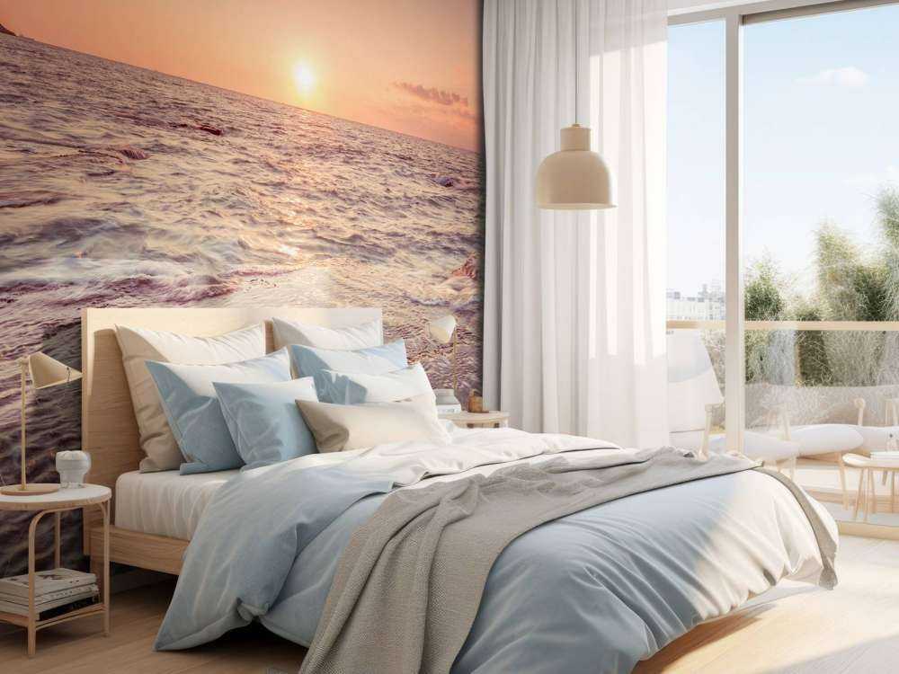 Zachód słońca na plaży