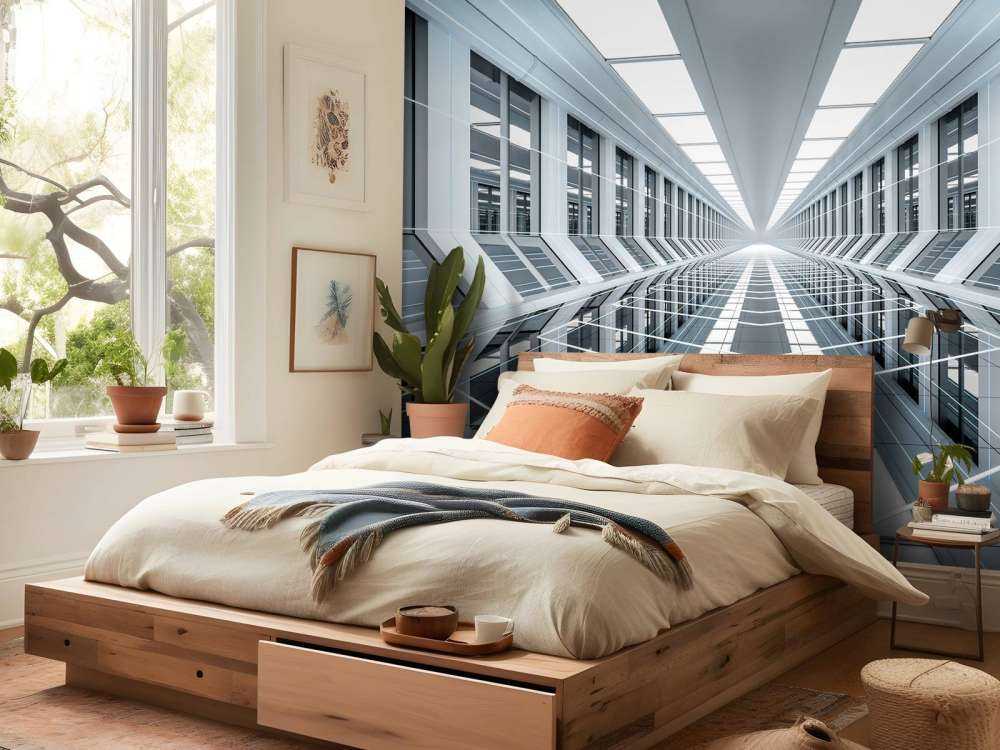 Korytarz 3D w biurze