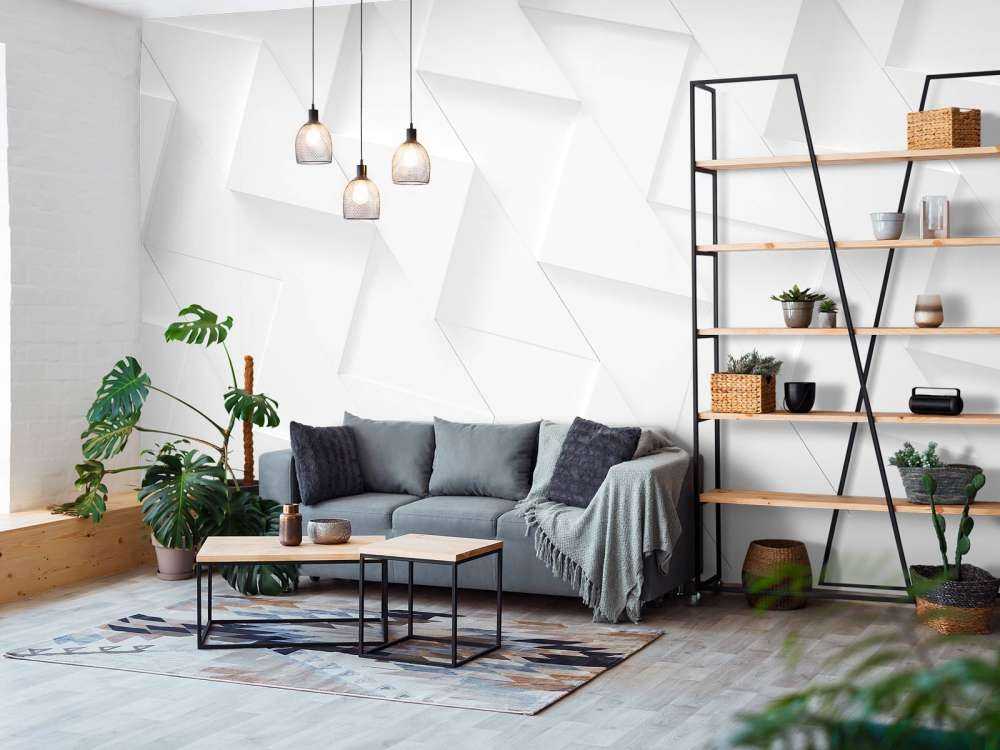 Białe trójkąty 3D