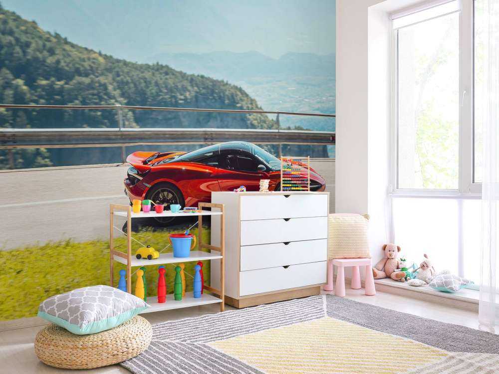 Jadąc przez górski krajobraz