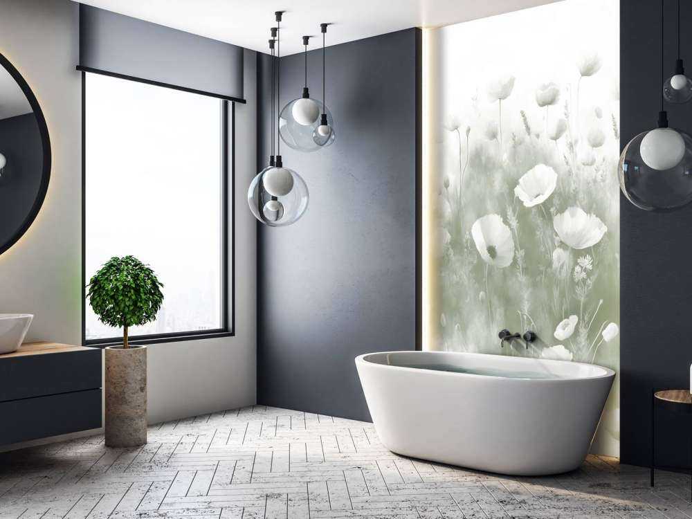 Taniec dzikich kwiatów - zielony