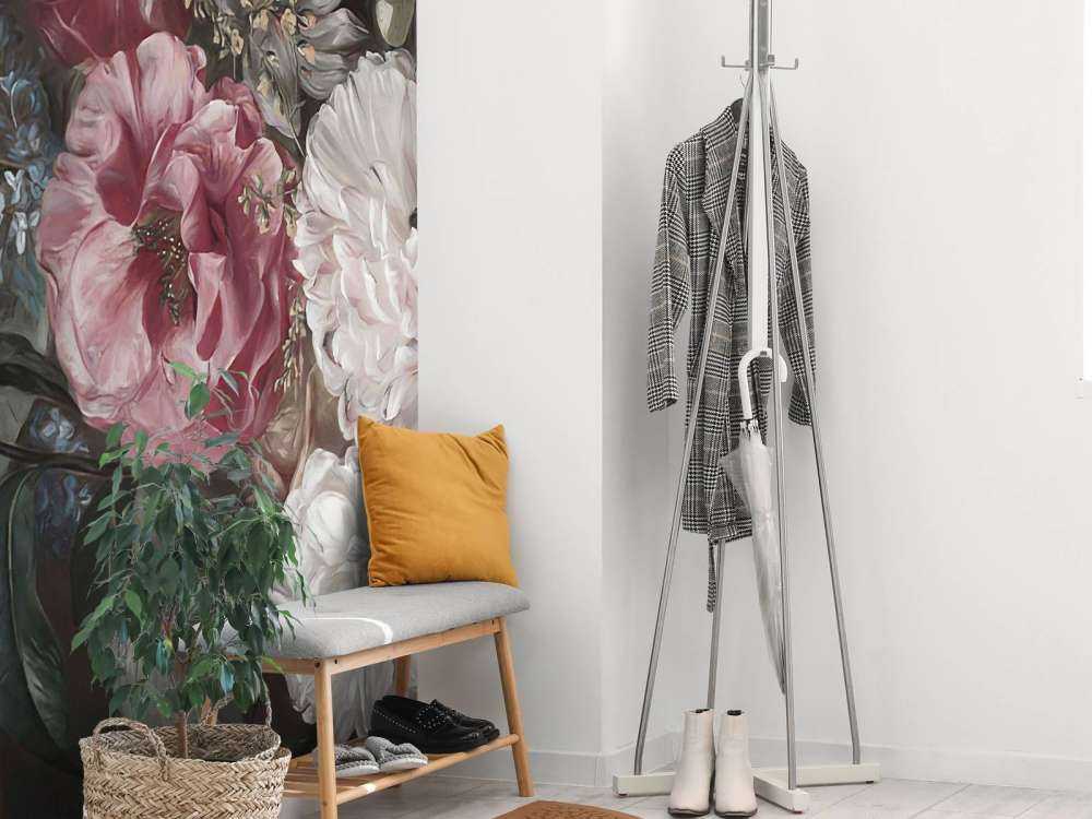 Bukiet z liliowym różem