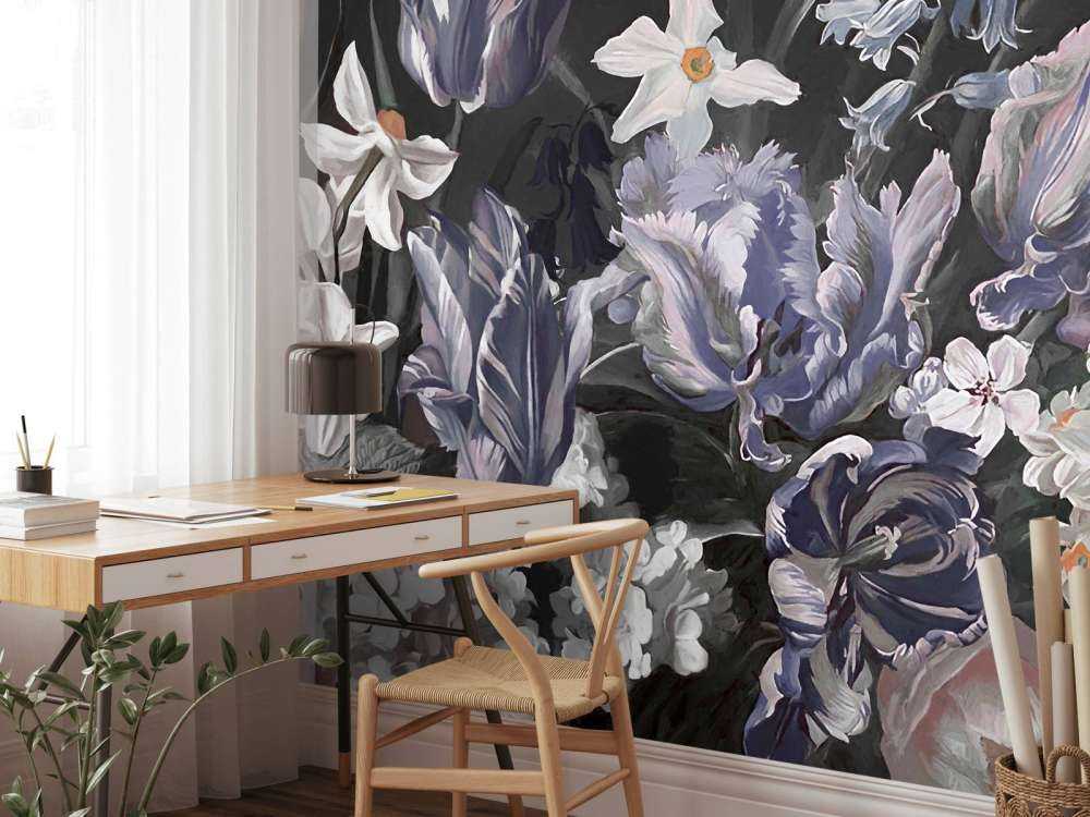 Bukiet z piwonii wielokolorowych