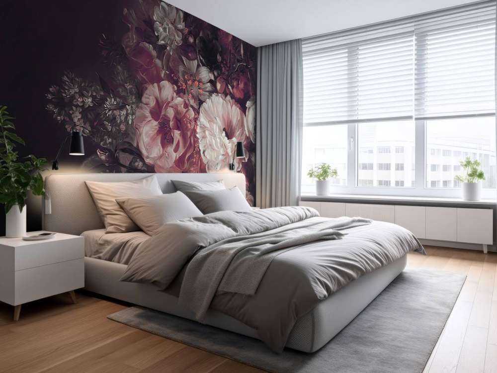 Bukiet z lilakami czerwonymi