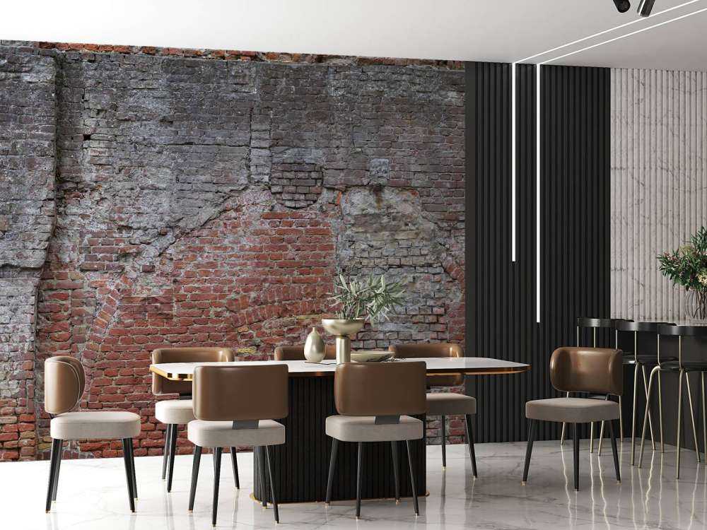 Stary odrestaurowany mur miejski