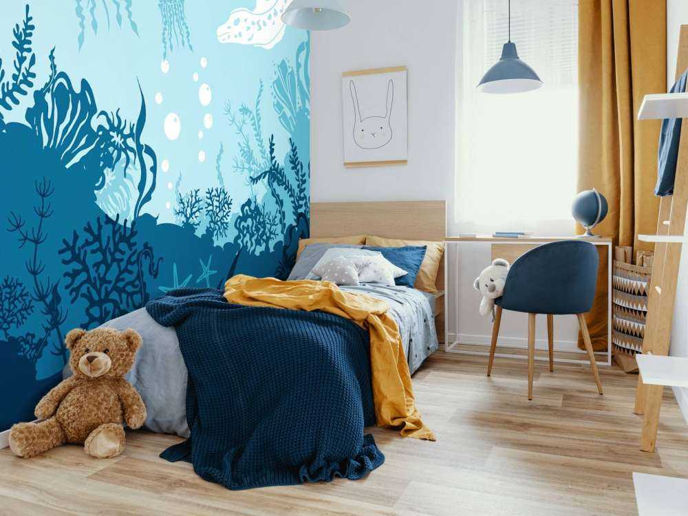 Niebieski podwodny świat