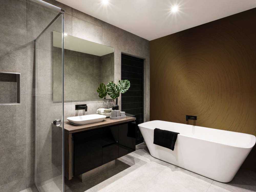 Brązowe, okrągłe tło