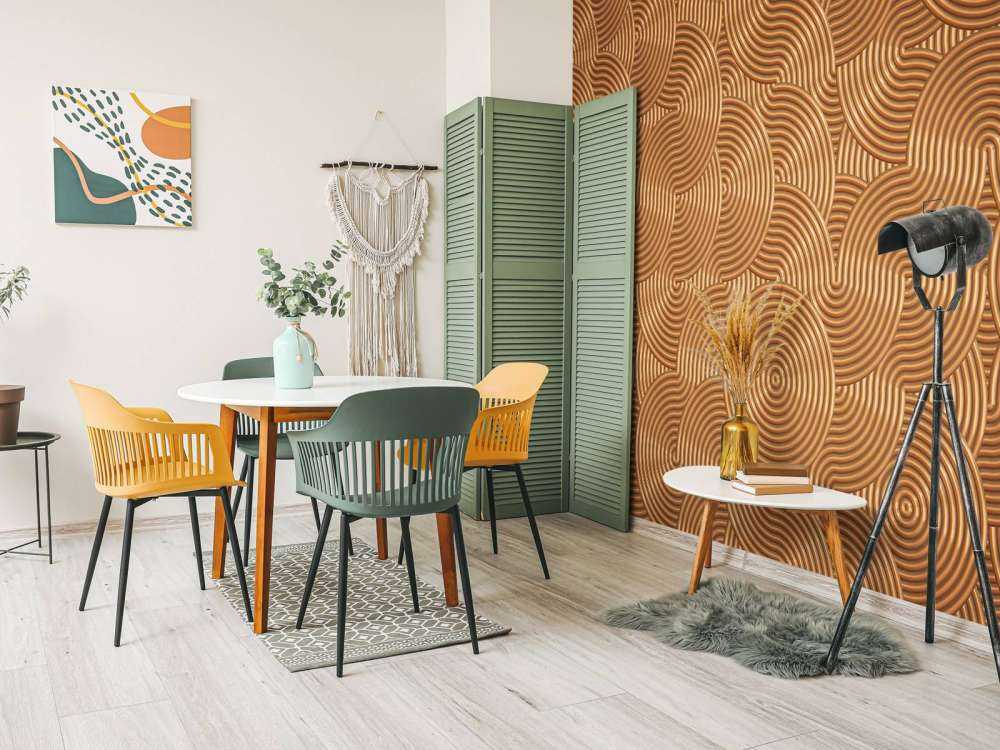 Metaliczne tło z okręgami