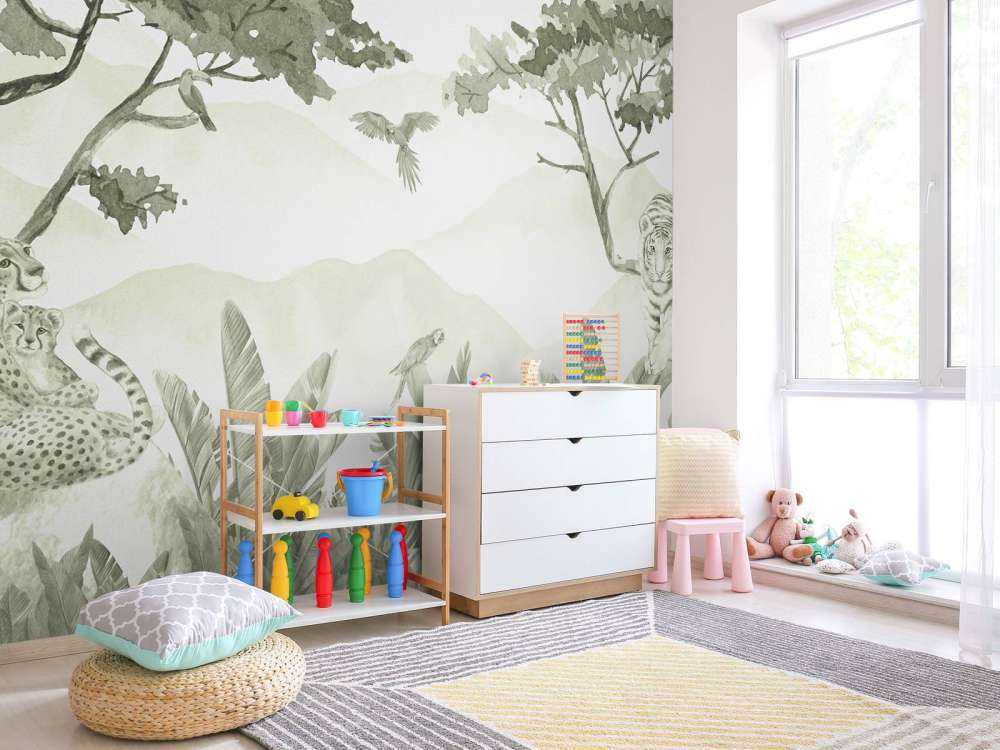 Drapieżniki w dżungli na zielono