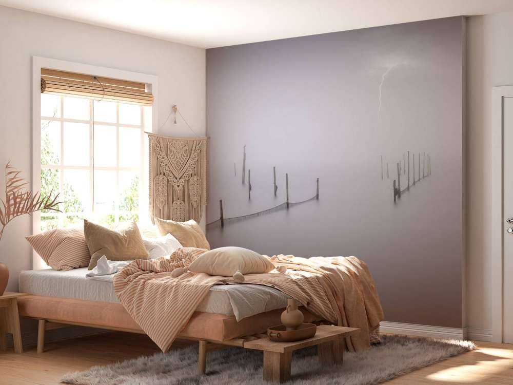 Sieci rybackie we mgle i podczas burzy