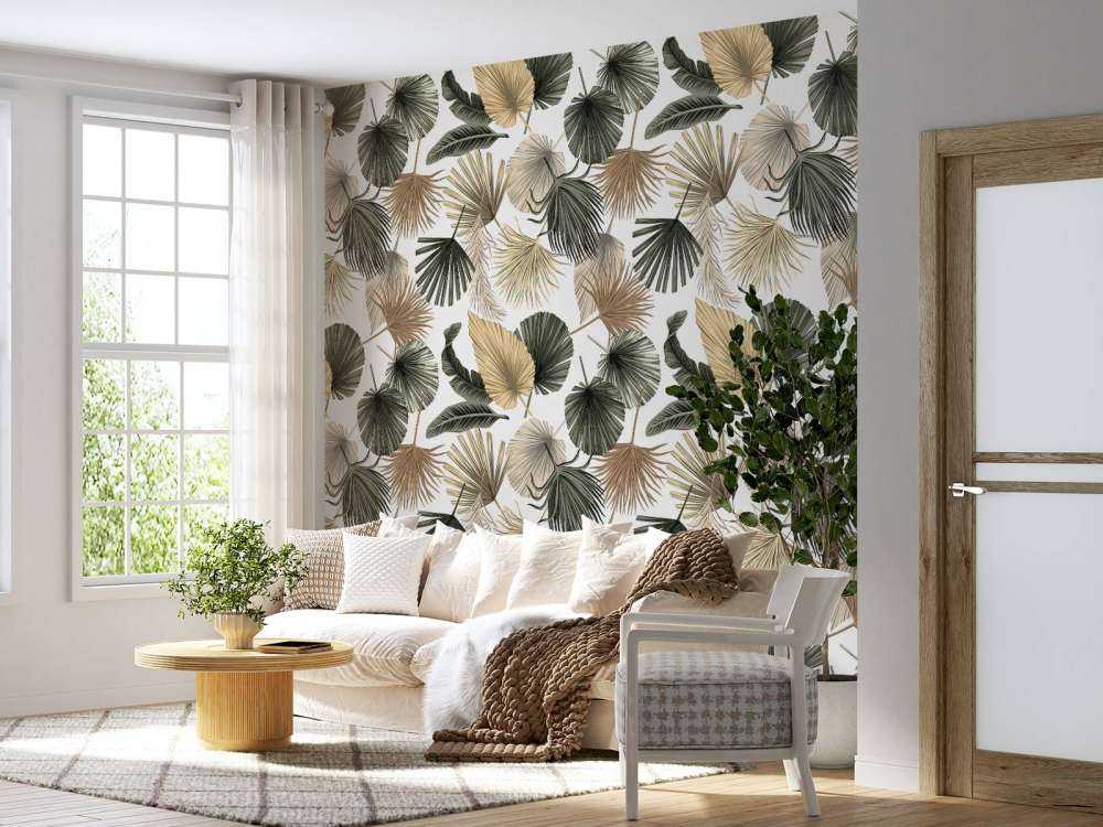 Suszone liście palmowe