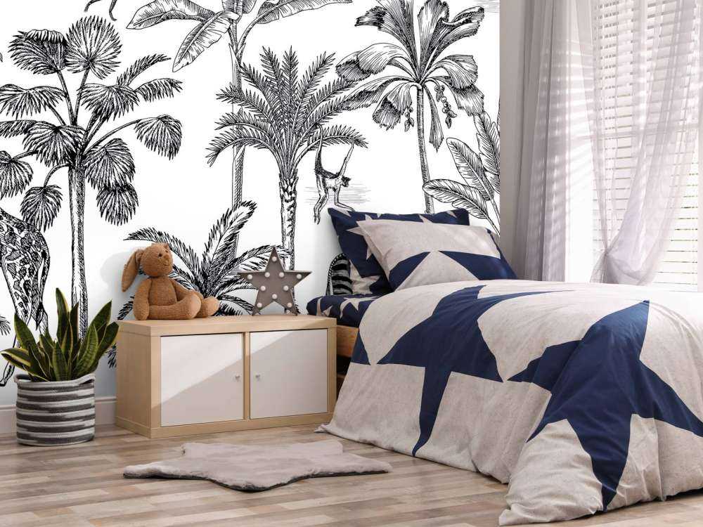 Tropikalna dżungla zwierząt