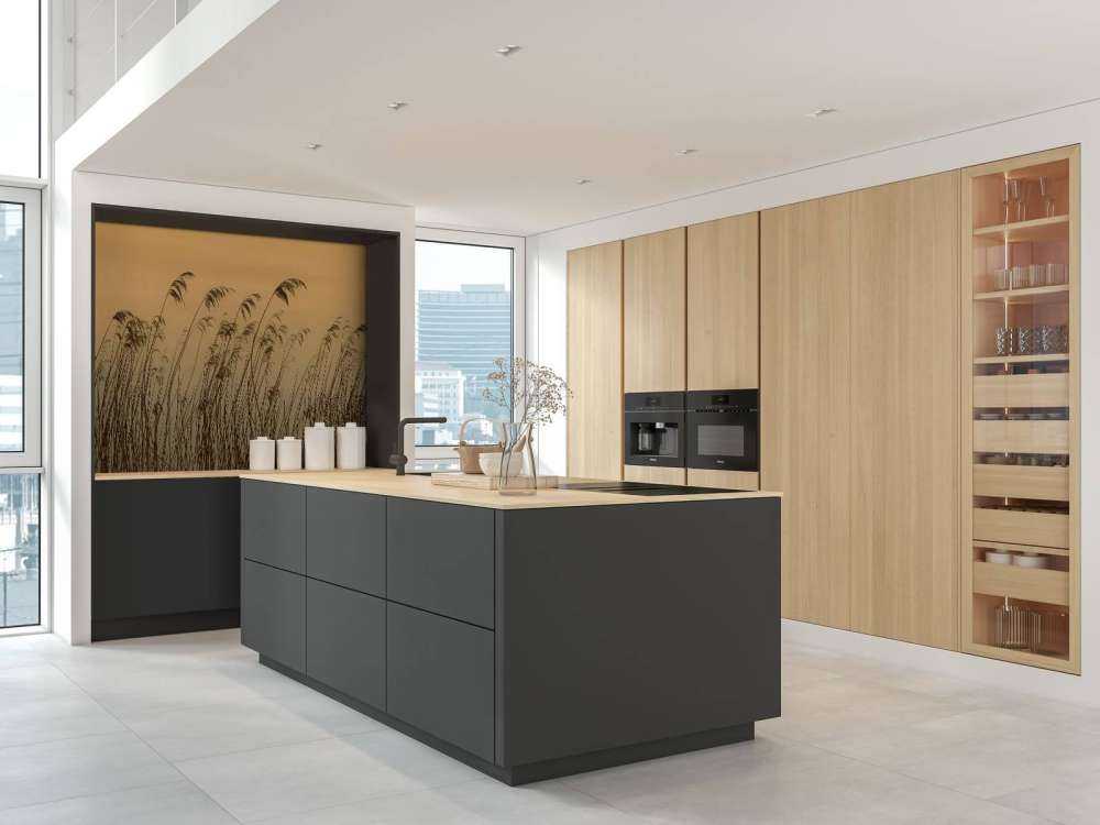 Trzcina wzdłuż nabrzeża