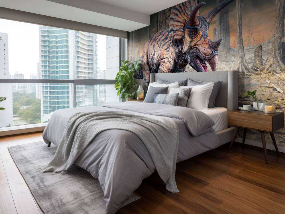 Torozaur na opuszczonym terenie