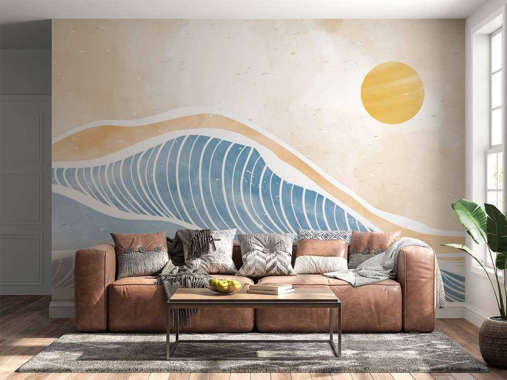 Niebieskie fale dla słońca