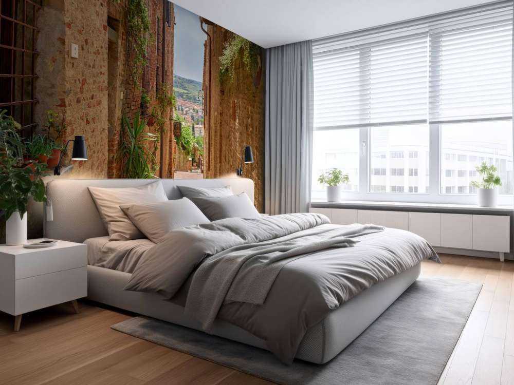 Szeroki widok na ulicę