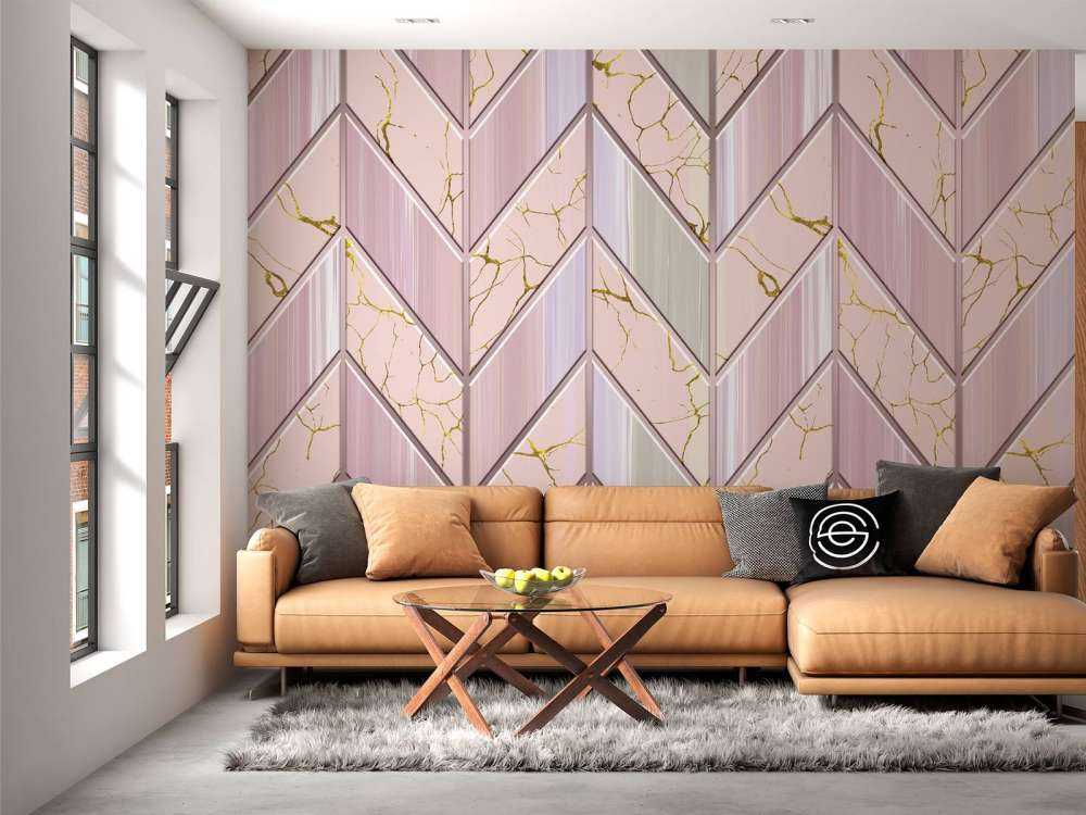 Wzór różowych płytek 