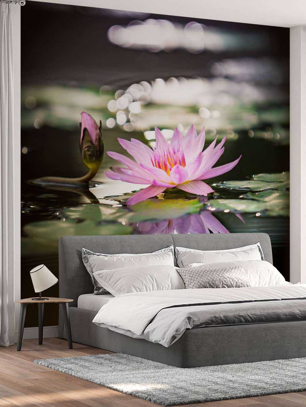 Kwiat lotosu różowy