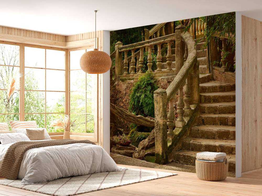 Stare schody na górę